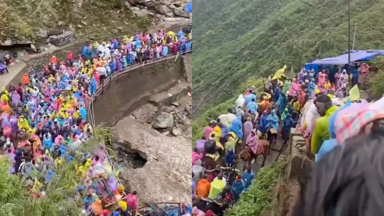 Huge crowds slow movement on Kedarnath trail, sparks debate: ‘No longer about record…